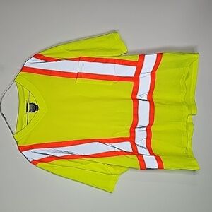 Forcefield XXL yellow reflective short sleeve shirt